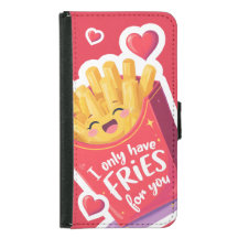Cute Valentine French Fries Pun