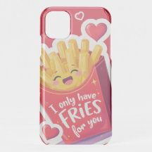 Cute Valentine French Fries Pun