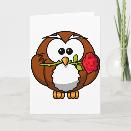 Cute Valentine Owl