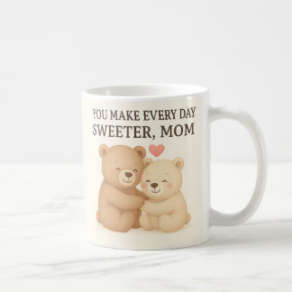 Cute Valentine’s Day Bear Mug for Mom – Gift