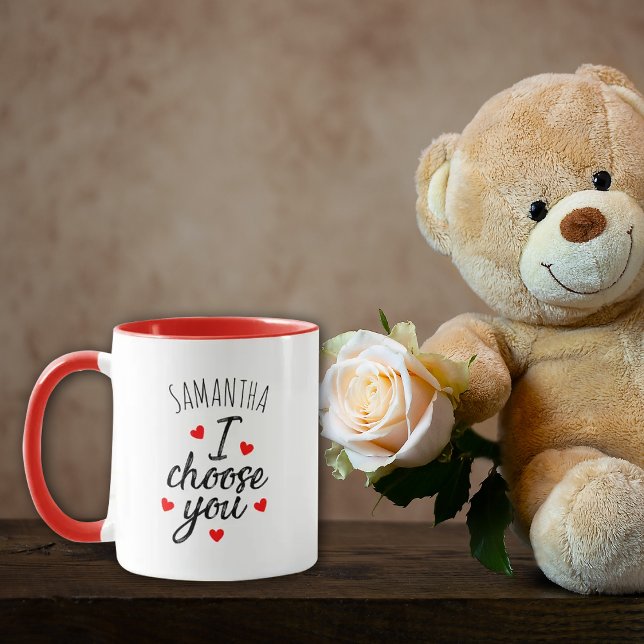 Cute Valentine´s Day Personalized Name  Mug (Creator Uploaded)