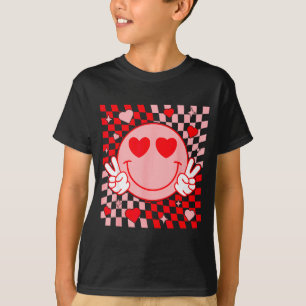 Cute Valentine Vibes Groovy Valentine Day Men Wome T-Shirt