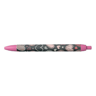 Cute Valentine's chalk hearts Pen