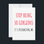 Cute valentine's day birthday card for her<br><div class="desc">Running out of valentines day or birthday gift ideas? Worry no more! this cute birthday and valentine's day card with funny quotes and wishes will surely interest you. This card can be a perfect birthday or valentine's day or wedding anniversary gift for her, for women, for wife, for girlfriend, for...</div>