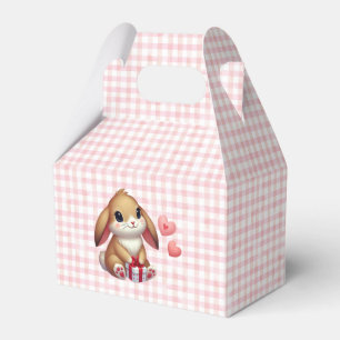 Cute Valentine's Day bunny rabbit Favor Boxes