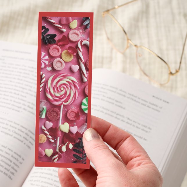 Cute Valentine's Day Candy Bookmarks (Hand)