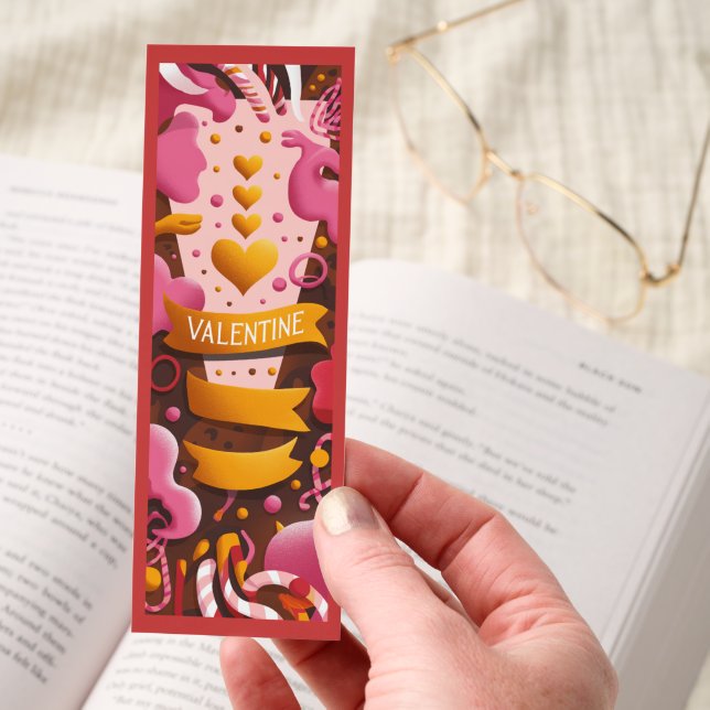 Cute Valentine's Day Candy Bookmarks (Hand)