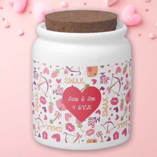 Cute Valentines Day Candy Jar
