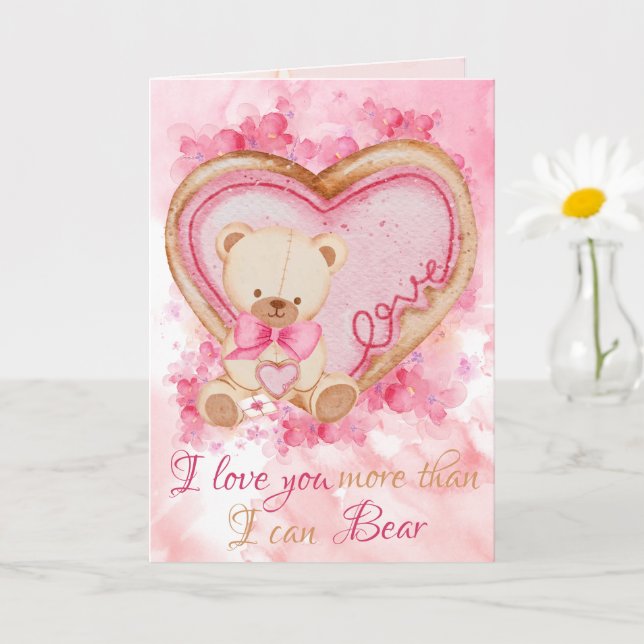 Cute Valentines Day Card  (Small Plant)