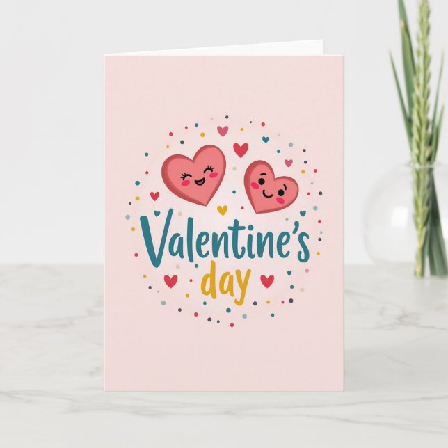 Cute Valentines Day Card (Front)