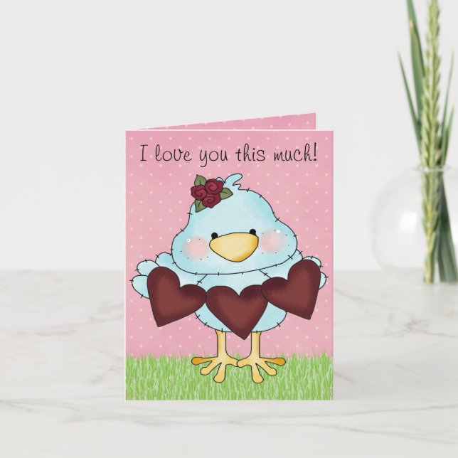 Cute Valentine's Day Card for Kids (Front)