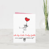 Cute Valentine's Day Card for Kids (Back)