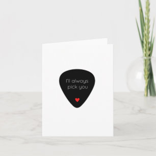 Cute Valentine's Day Card for Music Lovers