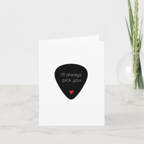 Cute Valentines Day Card for Music Lovers