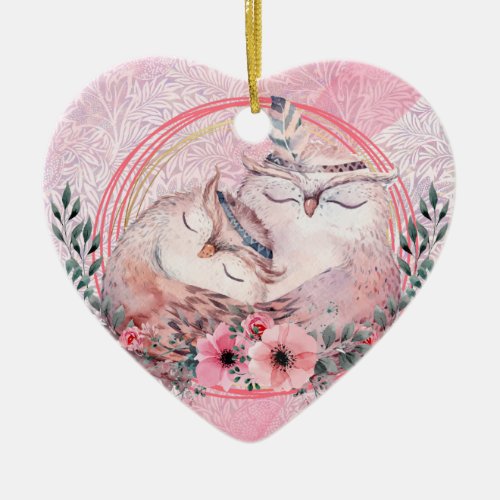 Cute Valentines Day Ceramic Ornament