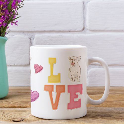 Cute Valentines Day Chihuahua Dog Lover Gift Coffee Mug