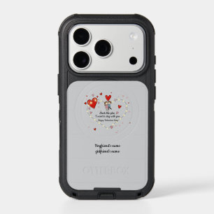 Cute Valentine's day couple hearts custom iPhone 17 Pro Case