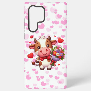 Cute Valentine's day cow Samsung Galaxy S22 Ultra Case