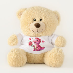 Cute Valentine's day dinosaur Teddy Bear