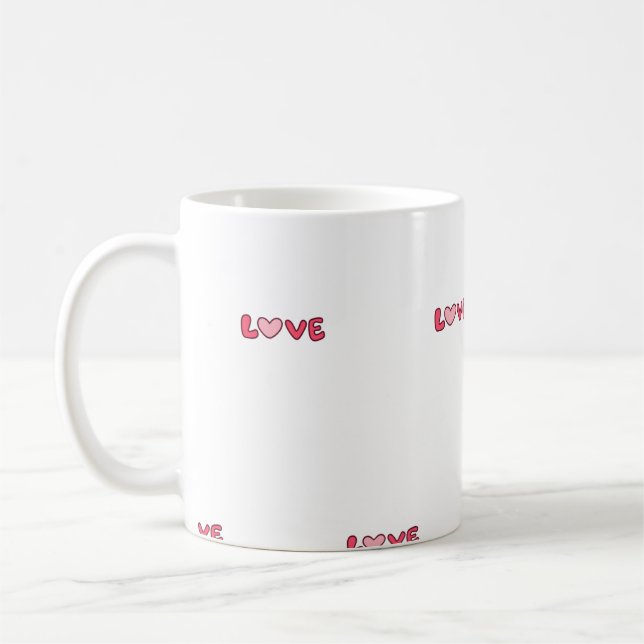 Cute Valentine's Day Gift  Coffee Mug (Left)
