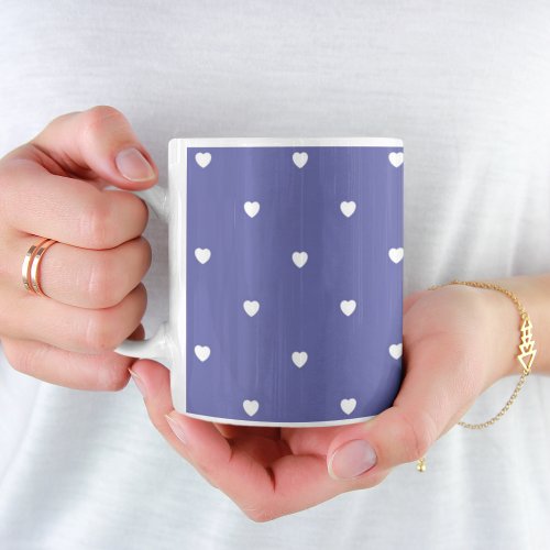 Cute Valentines Day Heart Pattern Coffee Mug