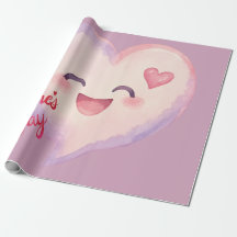 Cute Valentine's Day Heart Wrapping Paper
