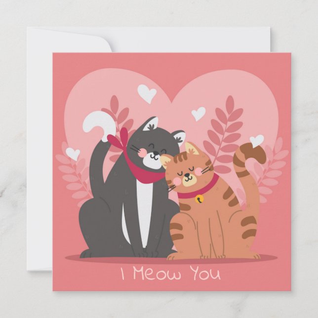 Cute Valentine's Day Holiday Card (Front)