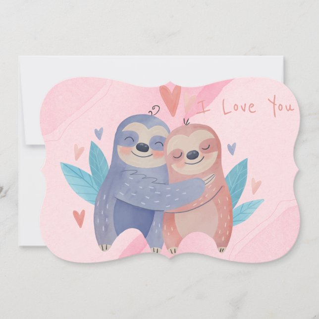 Cute Valentine's Day Holiday Card (Front)