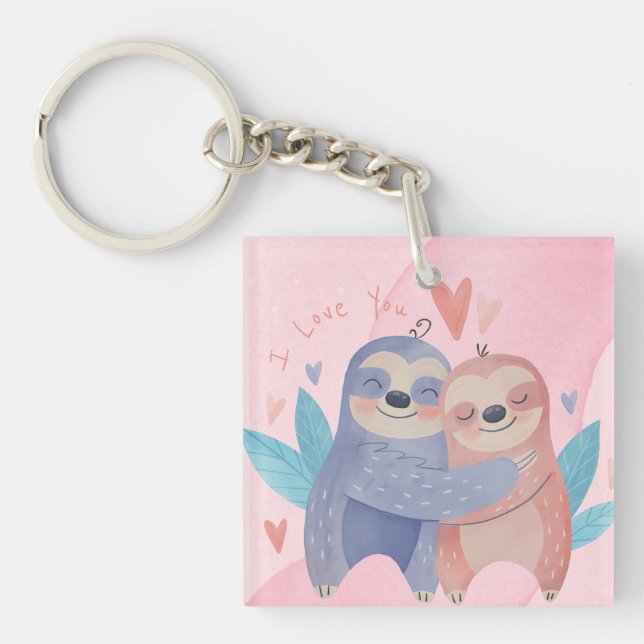 Cute Valentine's Day Keychain (Front)