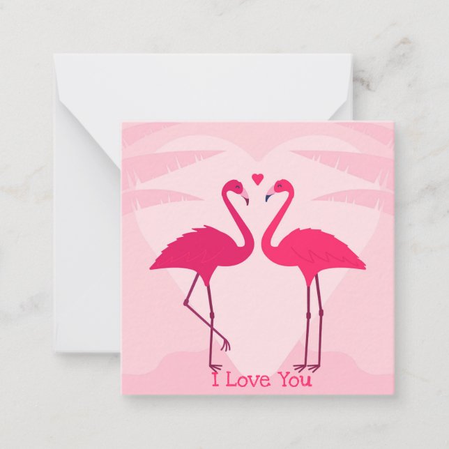 Cute Valentine's Day Note Card (Front)