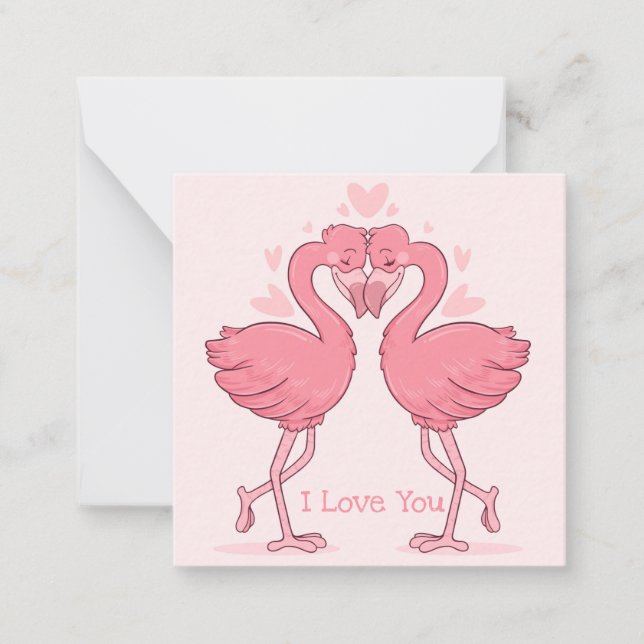 Cute Valentine's Day Note Card (Front)