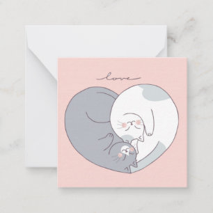 Cute Valentine's Day Note Card