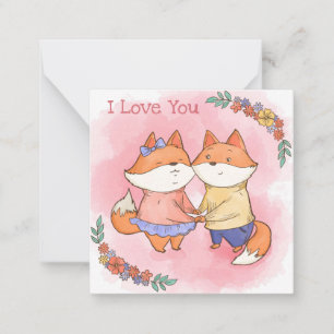 Cute Valentine's Day Note Card