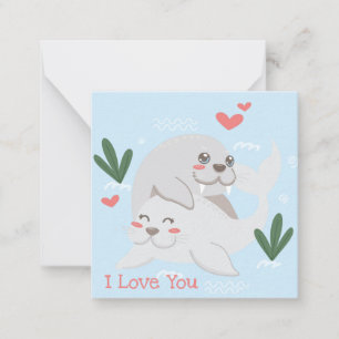 Cute Valentine's Day Note Card