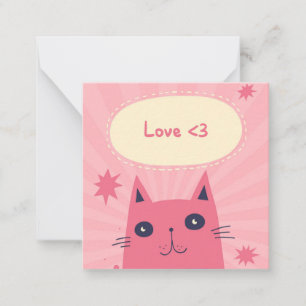 Cute Valentine's Day Note Card