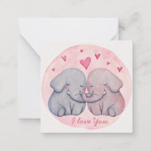 Cute Valentine's Day Note Card