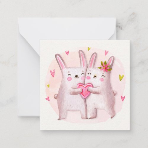 Cute Valentines Day Note Card