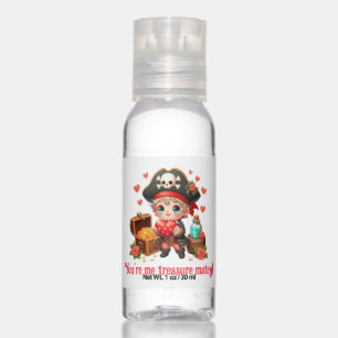 Cute Valentine's day pirate Hand Sanitizer
