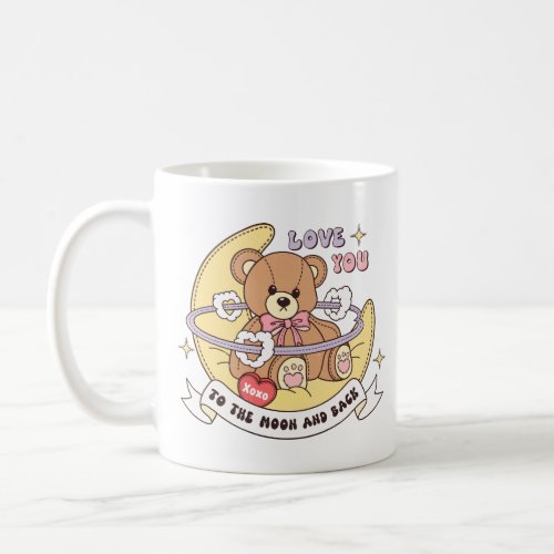 Cute Valentines Day Teddy Bear Coffee Mug