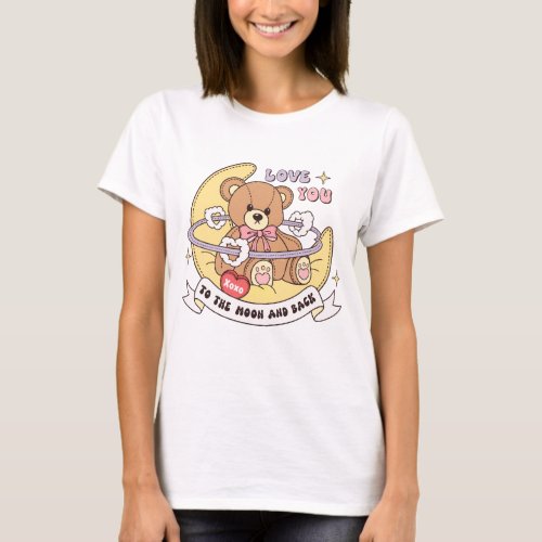 Cute Valentines Day Teddy Bear T_Shirt