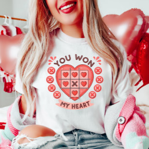 Cute Valentine's Day You Won My Heart T-Shirt