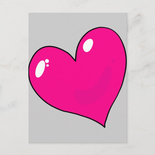 Cute Valentines Holiday Postcard (Front)