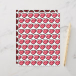 Cute Valentines Patterns Scrapbook Paper