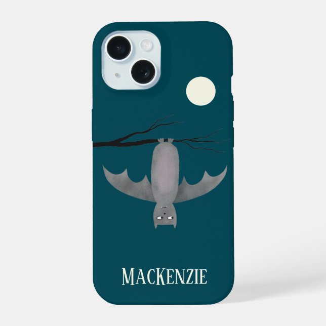 Cute Vampire Bat Personalized Iphone Case (Back)