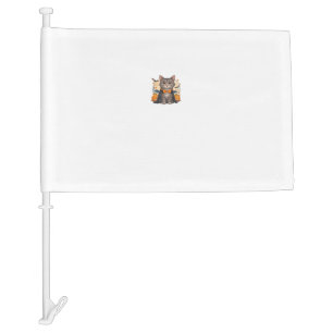 Cute Vampire Cat Halloween T-shirt  Spooky Kitten  Car Flag