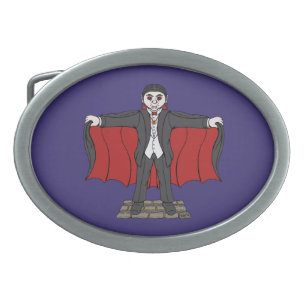 Cute Vampire/Dracula Belt Buckle