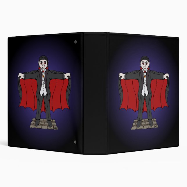 Cute Vampire/Dracula Binder (Background)