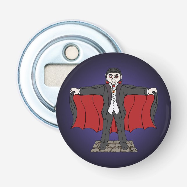 Cute Vampire/Dracula Bottle Opener (Front)