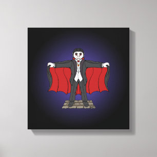 Cute Vampire/Dracula Canvas Print
