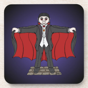 Cute Vampire/Dracula Drink Coaster